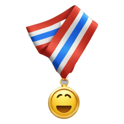 5th place medal sticker