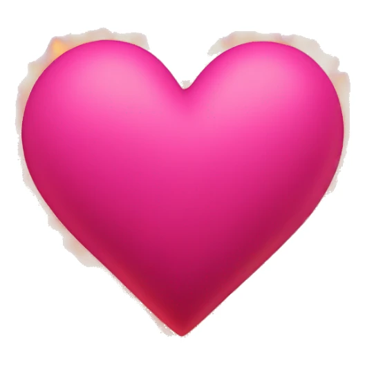 heart in pink fire sticker