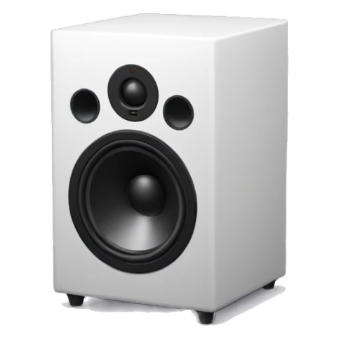 Audio speaker sticker