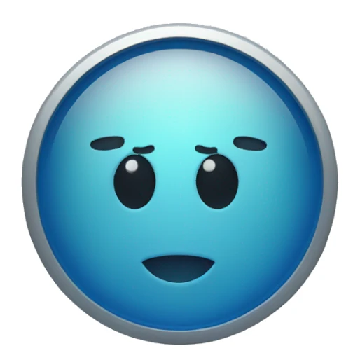 Round tick with blue sticker