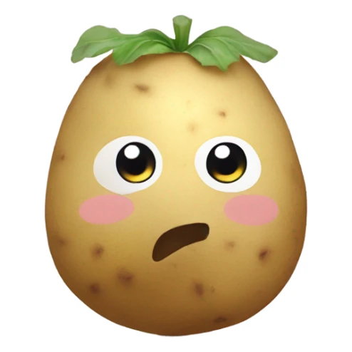 Potato in a tutu sticker