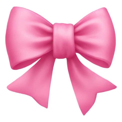 pink bow with chanel brand sticker