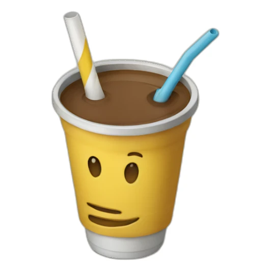 mate and straw cup southamerican tee sticker