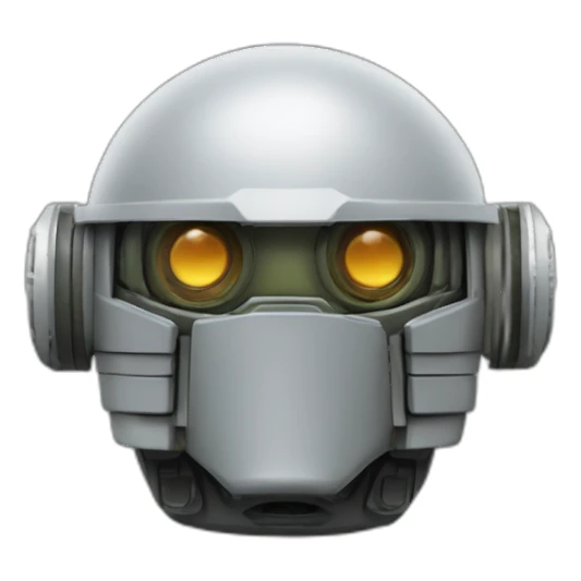 Automatron compact, small, soldier, one eye sticker
