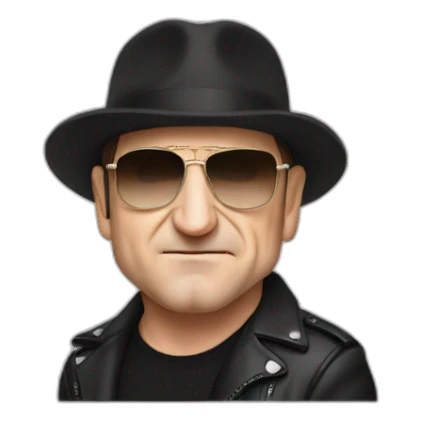 U2 Bono sticker