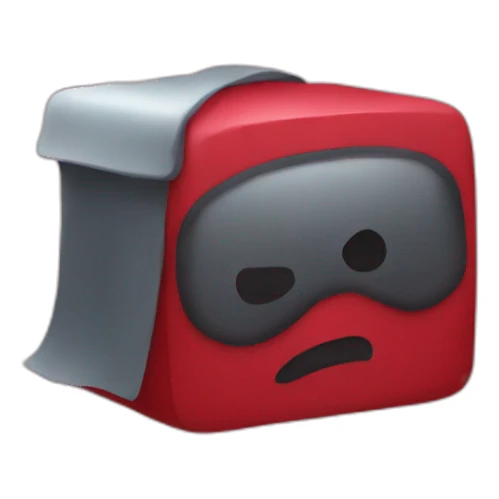 Among us red sticker