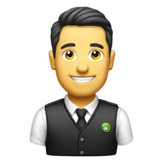 First ranking bartending badge sticker