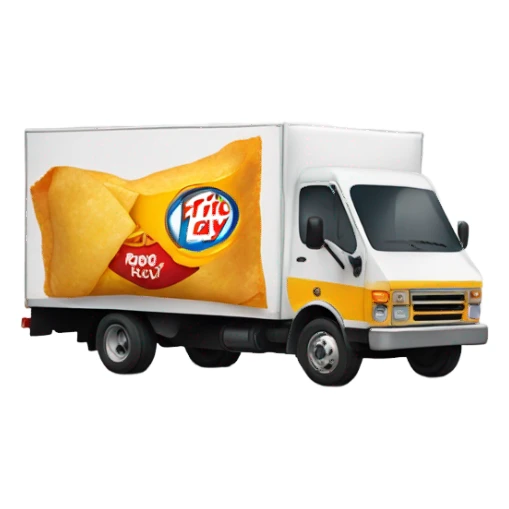Frito-Lay delivery truck sticker