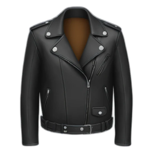 long leather jacket sticker
