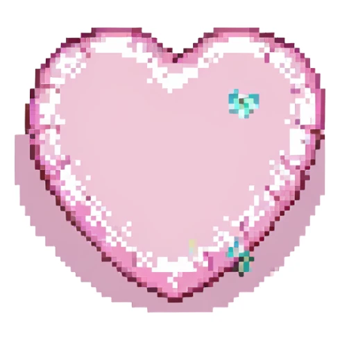 cute pink heart sticker