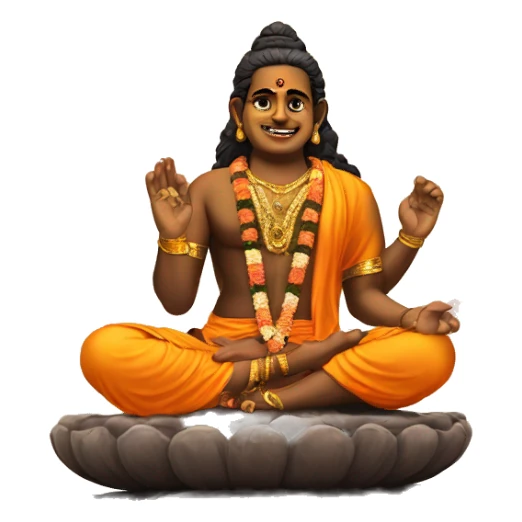 Ayyappa with beautiful background  sticker