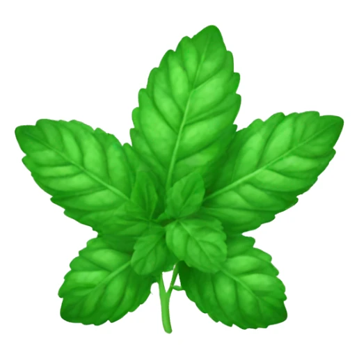mint leaf sticker