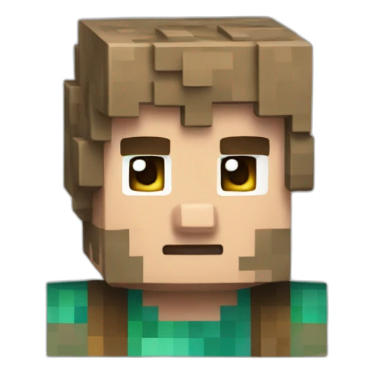 Minecraft steve sticker