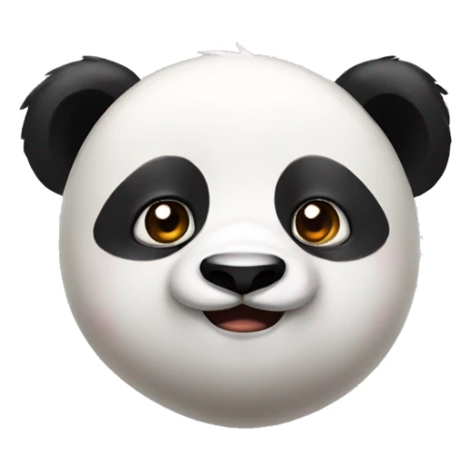 blushing panda sticker