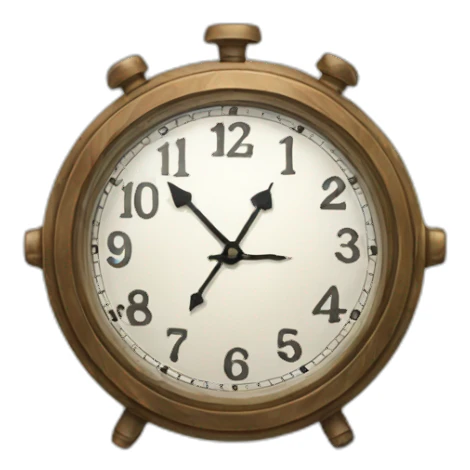 Tranparent Clock  sticker