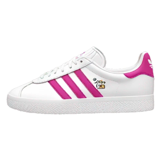 Pink adidas gazelle bold sticker