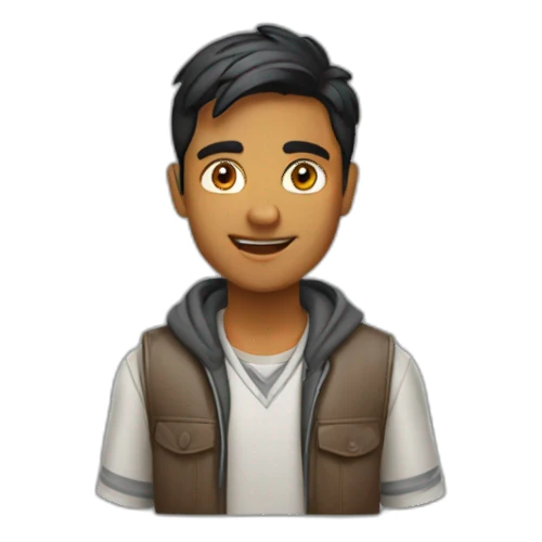 Indian college student sticker