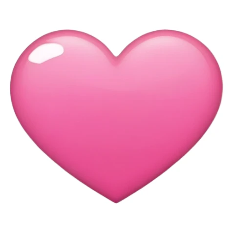 Pink heart sticker sticker