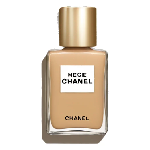 beige chanel makeup bottle sticker