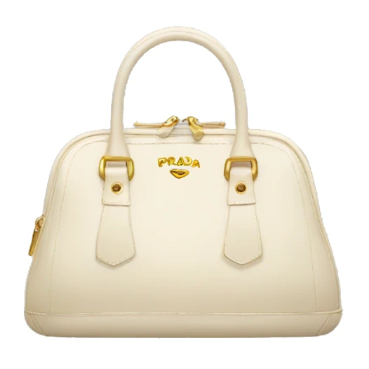Cream Prada purse sticker