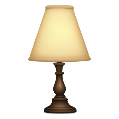 Turned on lamp  sticker