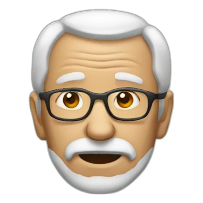 Old man being hip sticker