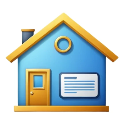 documents and personal license logo house sticker