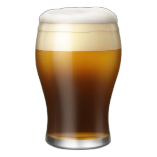 Booda avec une bière sticker