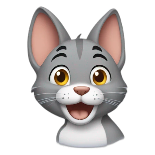 Tom from tom and jerry  sticker