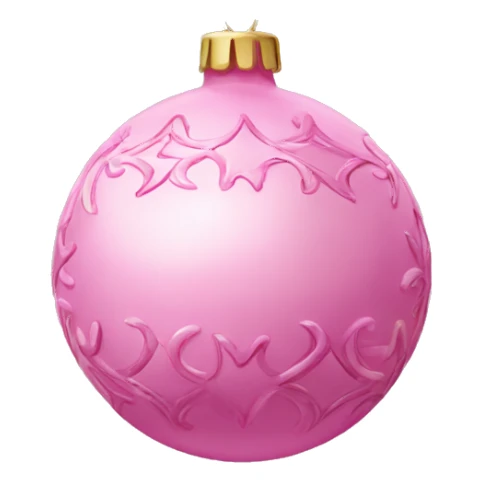 Pink ornament  sticker