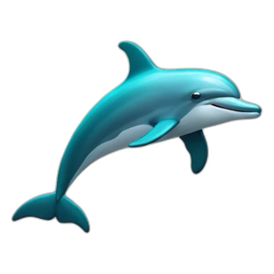 A Dolphins in the sea sticker
