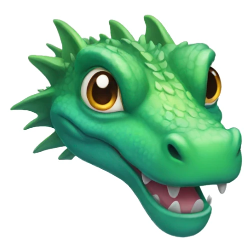 water dragon face emoji sticker
