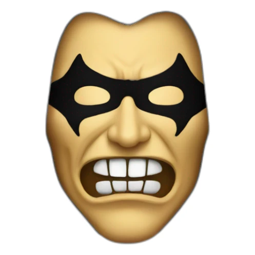 Gene simmons mask emoji sticker
