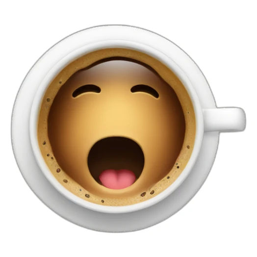 coffee-with-yawn sticker