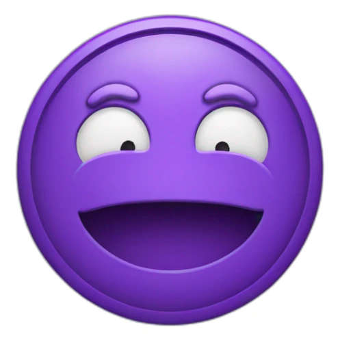 Grimace coin sticker