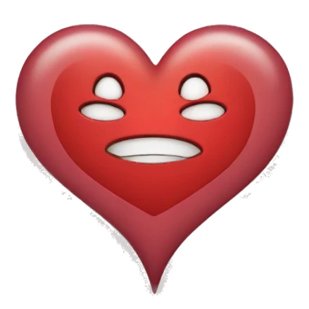 Heart with a heart inside  sticker