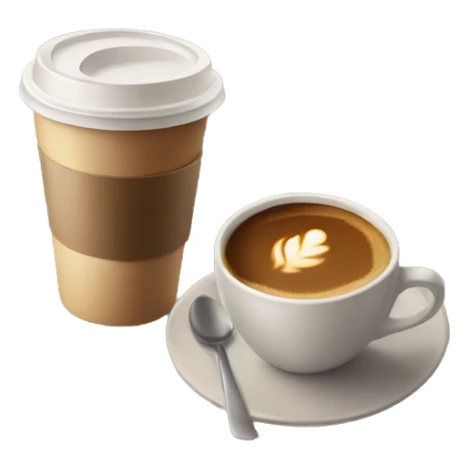 Coffee in a cafe aesthetic  sticker