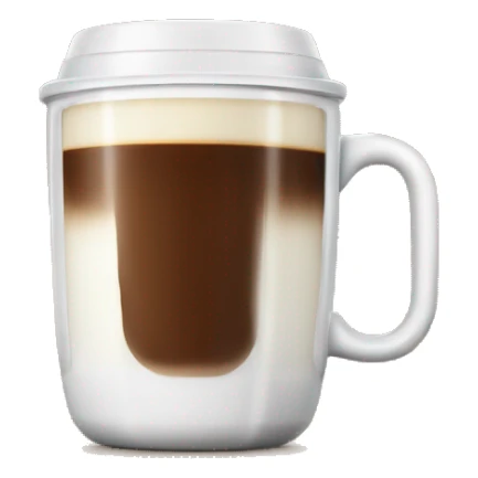 Delonghi coffee with milk sticker