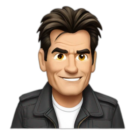 Charlie sheen sticker