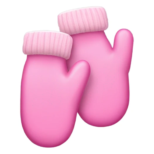 Pink mittens sticker