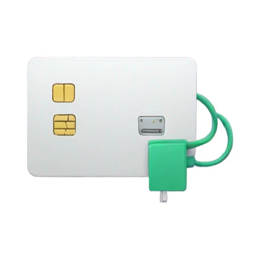 charging card sticker