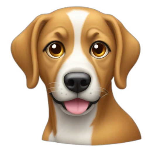 Un chien qui untilise un ordinateur sticker