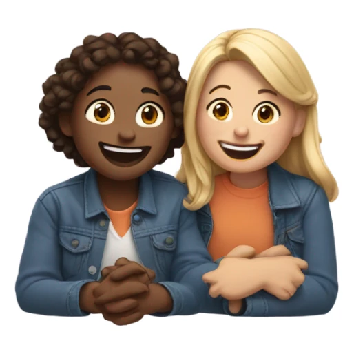 Best friends gossiping  sticker