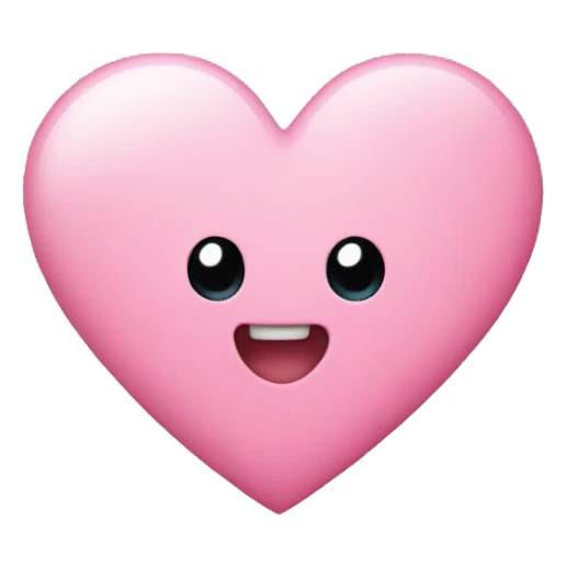 Pinky heart sticker