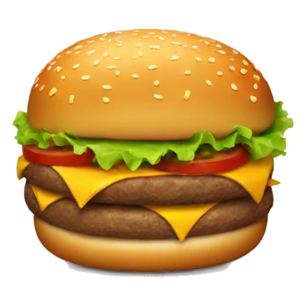 Burger sticker