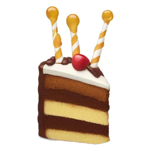 beelejuice hold a cake sticker