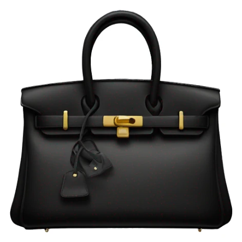 Black birkin bag sticker