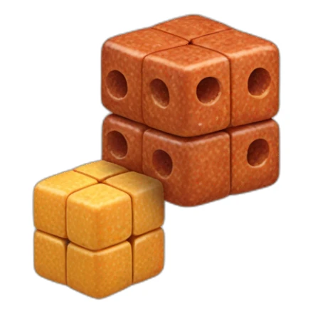 Merguez qui fait du Rubix cube sticker