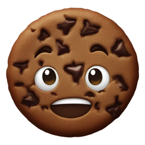 A chocolate cookie  sticker