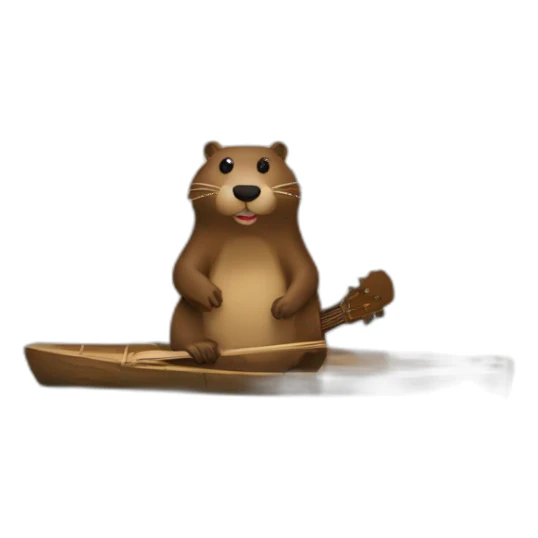 Karaoké beaver Paris city sticker